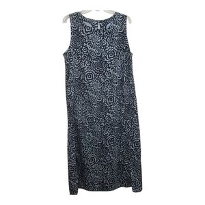 Rip Skirt Sun Dress Long Maxi Black Floral Size Large Beachy Boho Lightweight